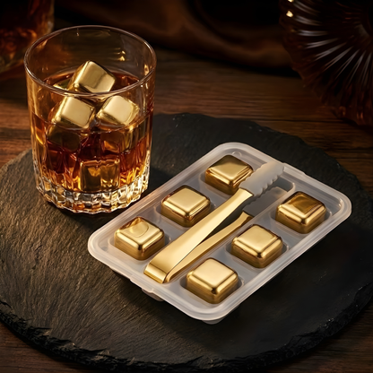 Stainless steel ice cube stones