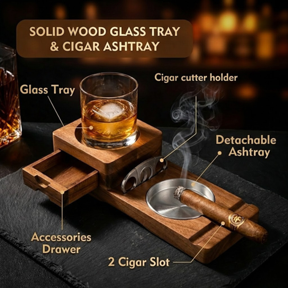 Cigar and Whisky Stand