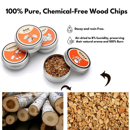 Wood Chips - 4 Pack - Refill