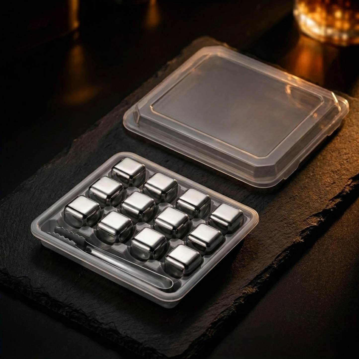 Stainless steel ice cube stones