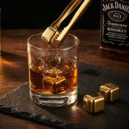 Stainless steel ice cube stones