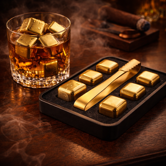 Stainless steel ice cube stones